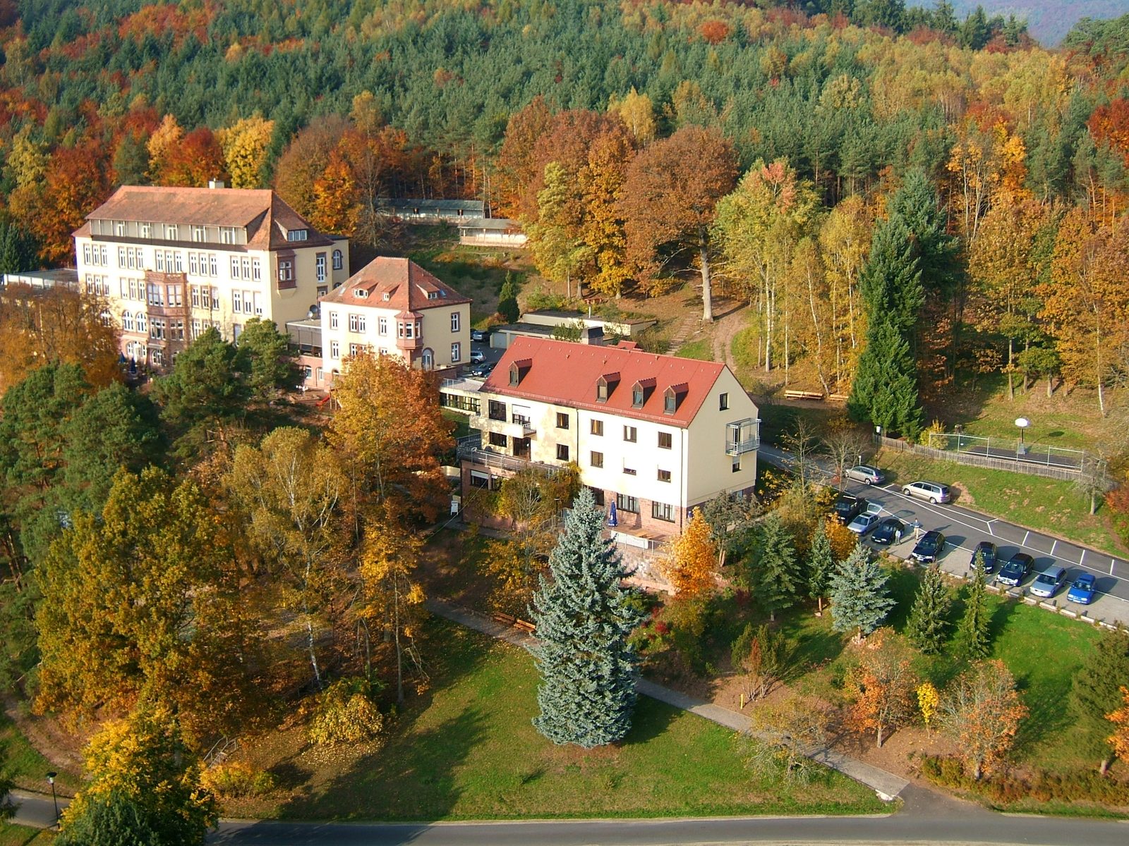 Luftbild von Lohr am Main – Schneewittchenstadt