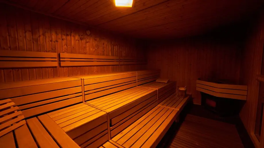 Sauna im Wellnessbereich